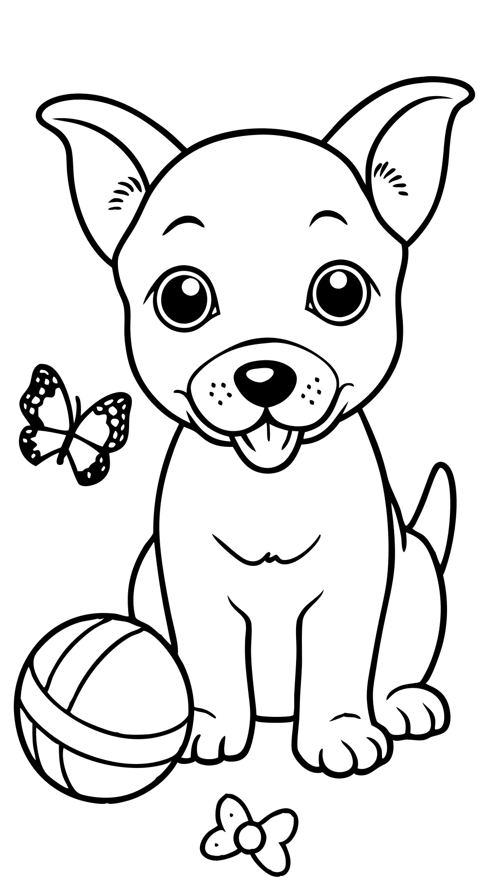 puppy coloring book pages